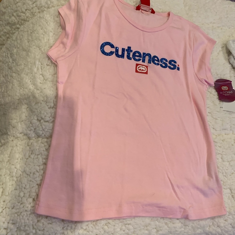 “Eckored”girls t-shirt size L pink
